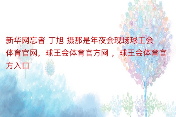 新华网忘者 丁旭 摄那是年夜会现场球王会体育官网，球王会体育官方网 ，球王会体育官方入口